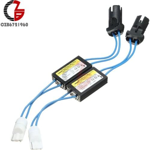12V LED Warning Canceller Decoder 501 T10 W5W NO Canbus OCB Error Load Resistor