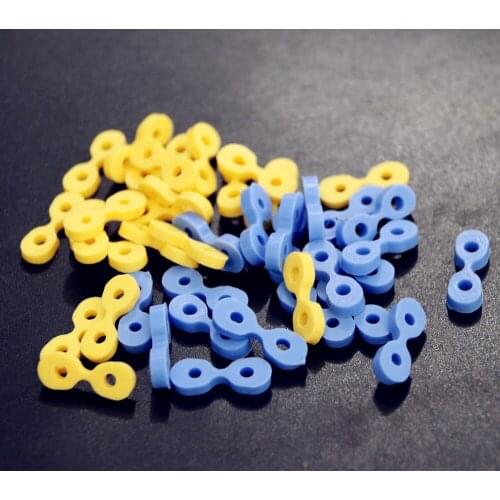 160pcs/set ( 4Boxes ) Dental Elastic Fixing Wedges Matrix Matrices Rubber Dam Autoclavable