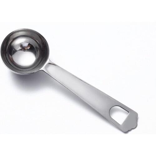 304 Stainless Steel Coffee Spoon Coffee Bean Container Scoops Dessert Ice Cream Tea Measuring Spoon Kitchen Accessories