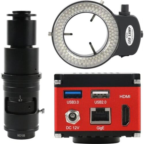 8.3MP 4K SONY Sensor IMX342 FHD USB3.0 RJ45 1080P HDMI Electronic Video Support U disk Precision Measuring Microscope Camera