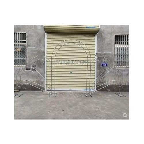 Wedding props iron art crown gate large dance background decoration iron frame flower art shelf wedding arch custom iron art