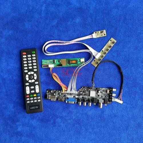 LVDS 30Pin HDMI-compatible VGA AV USB DVB Digital KIT Fit HSD150PX14/HSD150PX15/HSD150PX16/HSD150PX17 1CCFL 1024*768 Drive Board