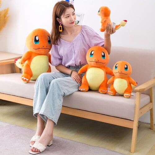 Kawaii Pokemon Large Fire Dragon Plush Doll Fire-breathing Dragon Stuffed Toy Pillow Cushion Children’s Gift