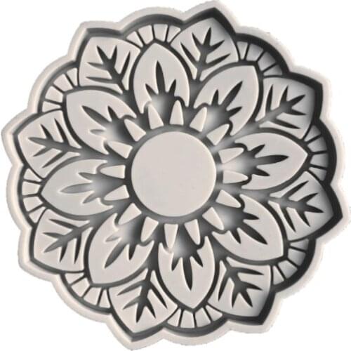 Lacy hollow out coaster design, printing coaster table mold, silicone mold cake decorating tool,kitchen tools