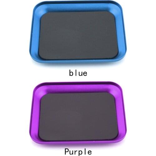 1PCS Aluminum Alloy Screw Tray With Magnetic for 1/10 RC Rock Crawler Car Axial SXC10 Tamiya CC01 RC4WD D90 D110 TF2 tools