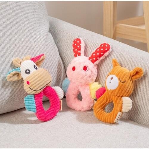 Cute Durable Dog Chew Toys for Puppies Dog Toys for Aggressive Chewers Washable Upgraded Craftsmanship Interactive Train