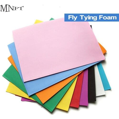 MNFT 25x25cm 30 PCS Free Shipping Wholesale Colored Foam Mayfly Funky DIY Fly Fishing Selections