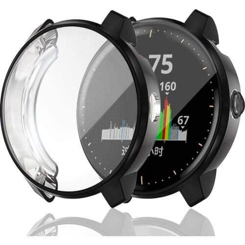 For Garmin Vivoactive 3 Music Case Soft TPU Screen Protector Cover Scratch-Proof Protective Bumper Shell Watch Accessories