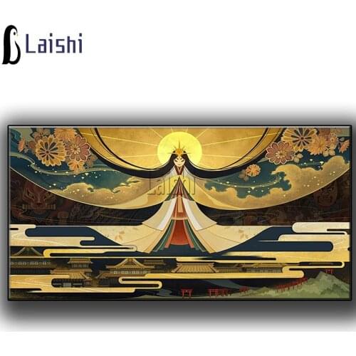 DIY 5D Mosaic Classical painting Art Abstract Rhinestone Picture Full Drill Round Diamond Resin Painting Kit for Room Decor