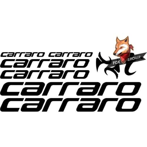 Bicycle frame stickers road bike mountain bike MTB Track bike TT bike cycle decal reflective stickers for CARRARO