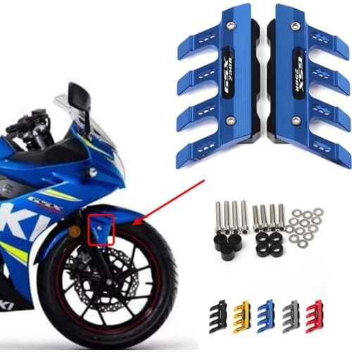 Motorcycle Front Fender Side Protection Guard Mudguard Sliders For SUZUKI GSX250R GSX 250R Accessories universal
