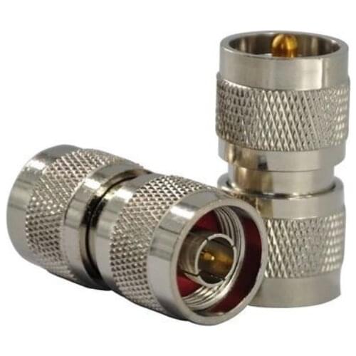 New N Male to UHF SO-239 SO239 Male plug Coaxia Straight RF Adapter Connectors