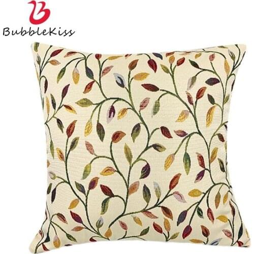 Bubble Kiss Yarn Dyed Cushion Cover Fashion Willow Jacquard Pillowcase 45X45cm Living Room Sofa Pillow Covers Home Decoration