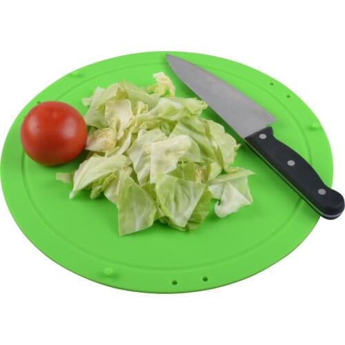 Silicone Chopping Cutting Board Round Foldable Multifunction Flexible Tool
