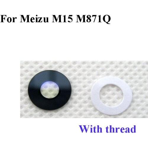 High quality For Mei zu M15 M871Q meizuM15 Back Rear Camera Glass Lens Repairment Repair parts test good m 15 5.46 inch