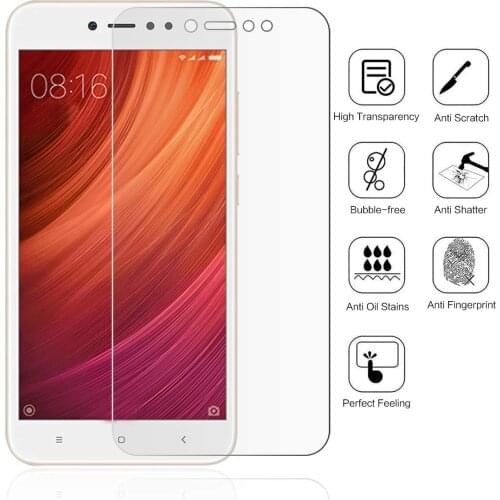 For Xiaomi Redmi 5 5A 5 Plus Screen Protector Tempered Glass fon Xiaomi Redmi Note 5 / Note 5 Pro Protective Glass Film