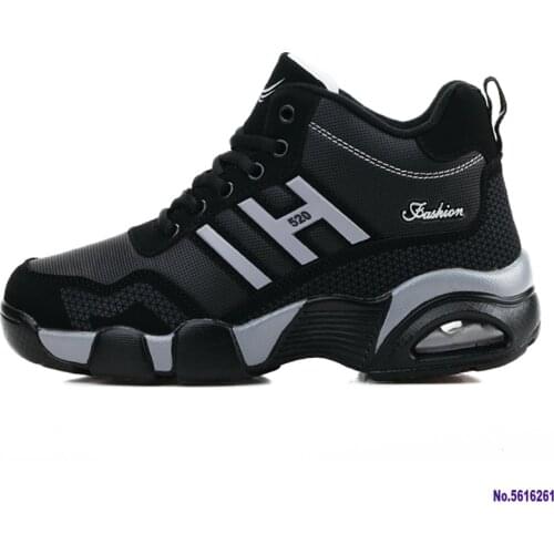 Winter Men Boots Plush Warm Waterproof Snow Boots For Men Sneakers Air Cushion Ankle Boots Men Outdoor Shoes Botas Hombre