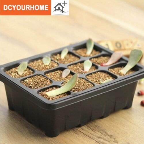 1set Useful 12 Cells Hole Plant Seeds Grow Box Propagation Cloning Case