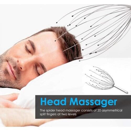 1 PC Head Massager anti-stress Scalp scratcher Tickling Head Skin Care Neck Relief Stress Relaxing Claw Massage Skin Massage