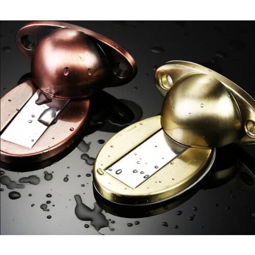 1pc Magnet Door Stops Sticker Door Stopper Magnetic Door Holder Toilet Glass Door Hidden Doorstop Furniture Hardware