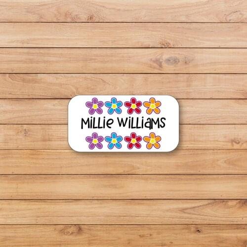 FREE SHIPPING 105 pcs Personalized Name Stickers Customized cartoon pattern Water Proof School Label Tag FREE SHIPPING