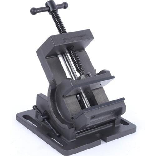 4 Inch Vice Clamp Tilting Drill Press Vise 0-90 Degree Tilt Heavy Duty Guide Rod Clamp Tornillo DE Banco Tilting Vise