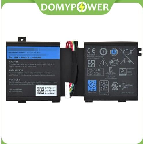 Laptop battery for DELL ALIENWARE M18X R3 M17X R5 2F8K3 0G33TT 0KJ2PX R2 86WH