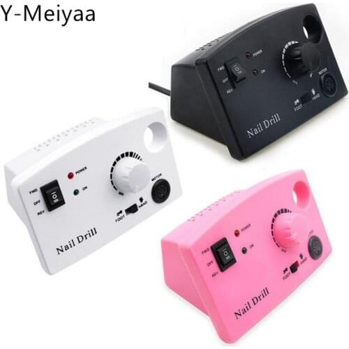 35000RPM 3 Color Electric Nail Drill Machine Manicure Drill Machine& Accessory With Milling Cutter Electric Nail File 20