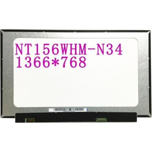 Free shipping NT156WHM-N34 NT156WHM N34 1366*768 EDP 30 Pins Laptop LCD Screen 15.6" Panel Replacement