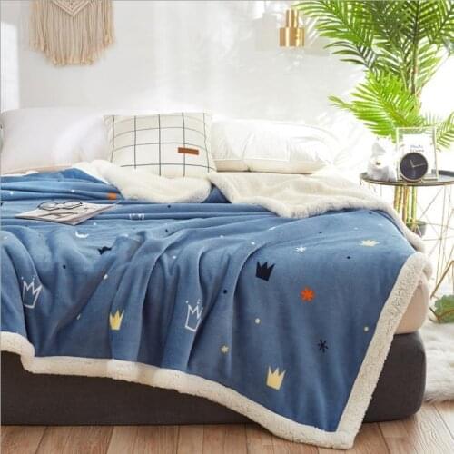 Flannel Coral Fleece Blanket Super Soft Coverlet Sofa Cover Winter Warm Sheets Easy Wash Faux Fur Blankets