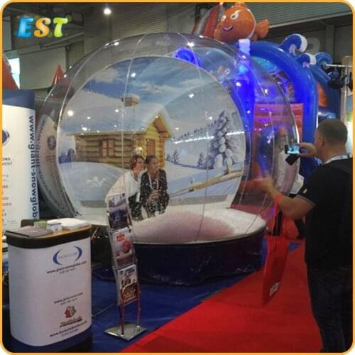 Hot sale inflatable snow ball for taking photos