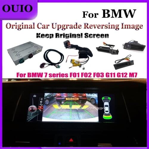Reversing Decoder For BMW 7 series F01 F02 F03 G11 G12 M7 2010~2020 CIC NBT EVO MGU Original Screen Front Rear Camera Interface