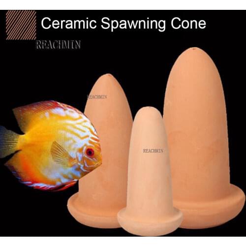 Ceramic Spawning Breed Cone for Discus Fish and Angelfish Fish Breeding Cones Cave