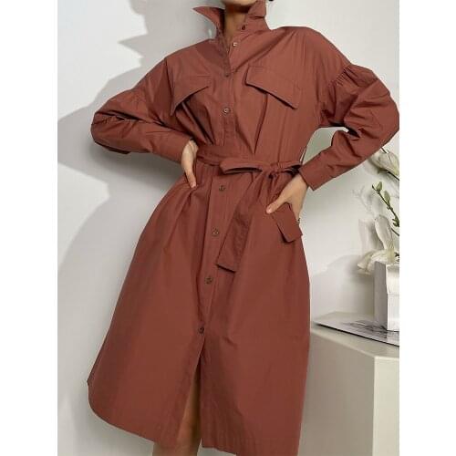 OEUVREY EST 1999 Women's Long Trench Coats