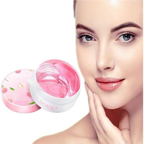 Peach Hexapeptide Eye Mask Bright Eye Mask Hydrating Moisturizing Dilution Dark Circle Anti-Aging Eye Patches Eye Skin Care