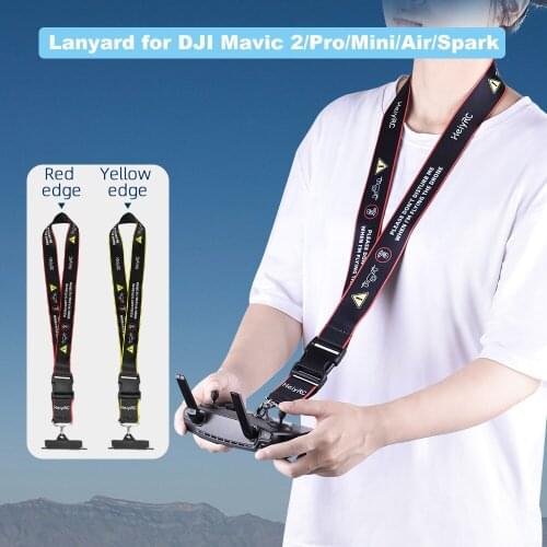 Remote Controller Lanyard for DJI Mavic 2/Pro/Mini/Air/Spark Neck Lanyard Safety Belt Sling Mount Hook Holder Strap Accessory