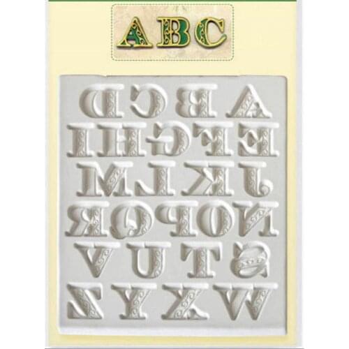 Double Sugar Silicone Mold Letters Silicone Mould Fetro Letters Silicone Chocolate Clay Molds Resin