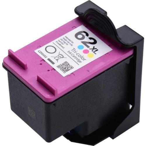 Tri-Color Ink Cartridge Replacement 1200dpi Compatible with MBrush HandHeld Inkjet Printer HP 62XL Deskjet #R20