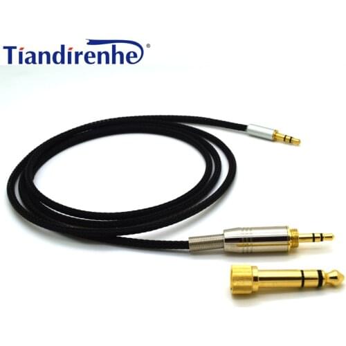 Upgraded Headphone Cable for Bang&Olufsen B&O Beoplay H6 H8 H9 Headphones Headset Replacement Audio Wire 6.35 / 3.5mm to 3.5mm