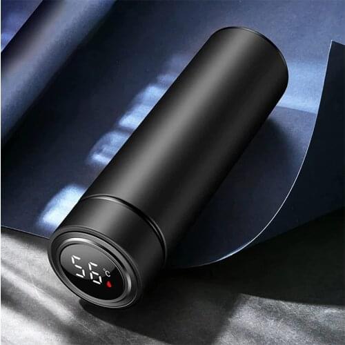 Smart Insulation Cup Temperature Display Vacuum Flasks Mass Portable Coffee Mugs In-Car Tea Water Thermos Bottle Christmas Gifts