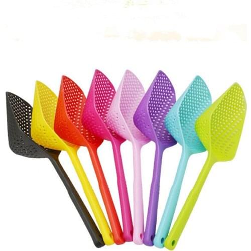 1PC New Kitchen Accessories Gadgets Nylon Strainer Scoop Colander Drain Veggies Water Scoop Gadget Cooking Tools OK 0937