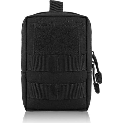 1000D Tactical Molle Bag Portable Waist Pouch Mobile Phone Wallet Travel Pack Military Vest Accessory for Hunting Camping