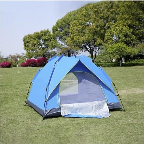 210D Oxford Cloth Outdoor Camping Couple Double People Automatic Spring Type Quick Opening Rainproof Sunscreen Tent