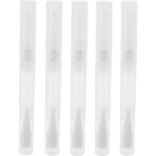 Portable 5Pcs Empty Twist Pen Cosmetic Container Lip Gloss Eyelash Growth Liquid Tube 3ml Refillable Bottles