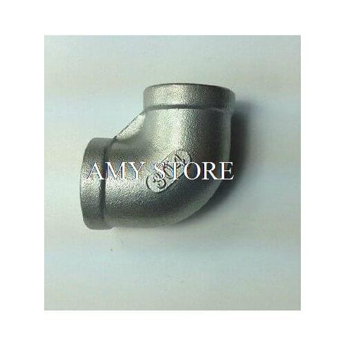 5pcs Right Angle Elbow 1/2" BSPP Thread Female Stainless Steel 304 Connector