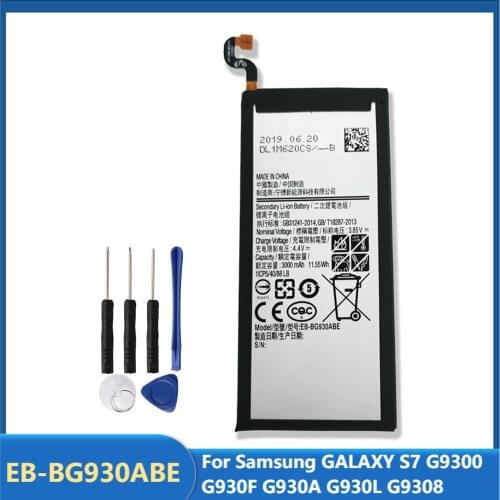 Original Replacement Phone Battery EB-BG930ABE For Samsung GALAXY S7 G9300 G930F G930A G930L G9308 EB-BG930ABA 4000mAh
