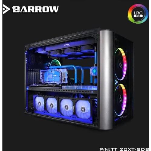Barrow Acrylic Board as Water Channel use for TT LEVEL 20XT Computer Case for Both CPU and GPU Block RGB 5V 3PIN