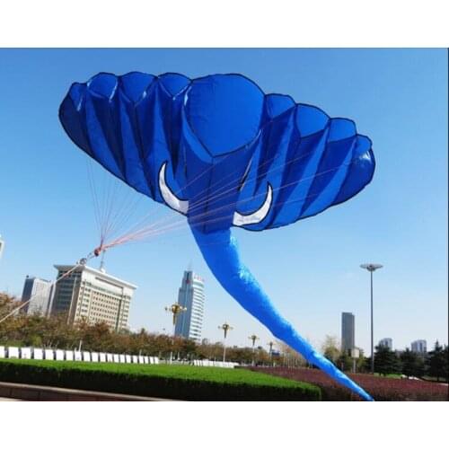 Free shipping high quality large soft elephant kite handle line various color choose weifang kite factory outdoor flight