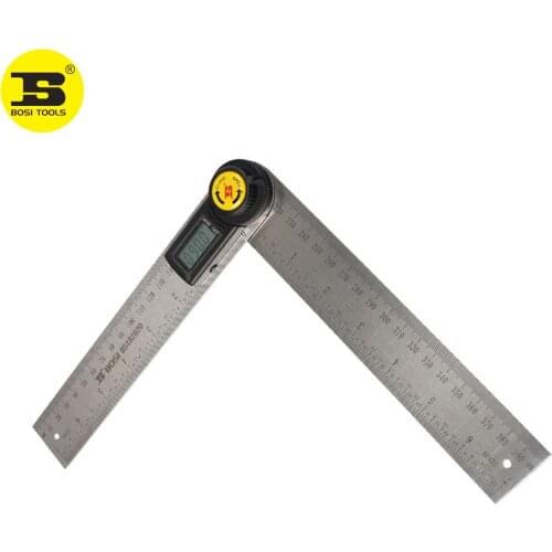 BOSI 200mm Battery Digital Angle Finder Rule Protractor