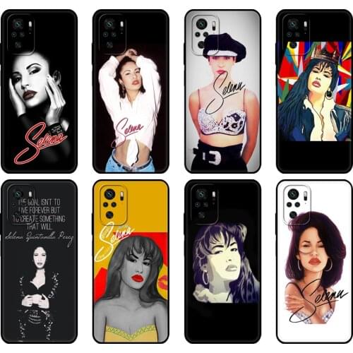Black tpu Case For Xiaomi Redmi 9T Case Redmi Note 9T Note 10 Pro Case selena quintanilla